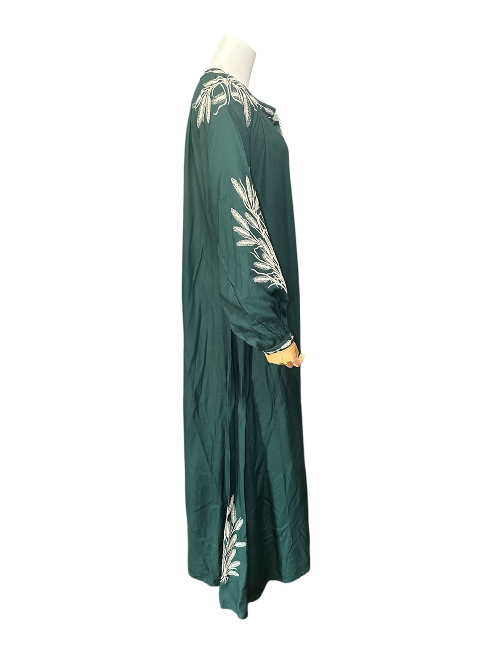 Angel Heart Boutique Emerald Kaftan Style Dress NWT - Picture 4 of 8